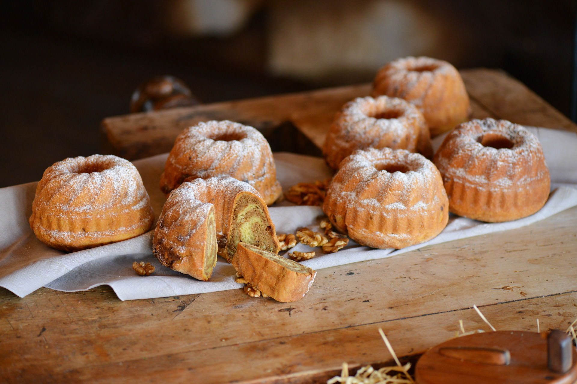 Baking “potica”